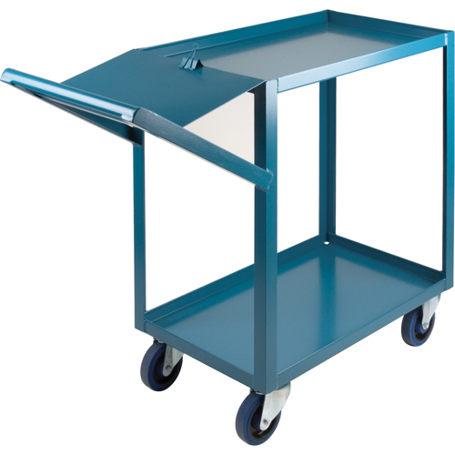 Order Picking Carts, 36" H x 18" W x 46" D, 2 Shelves, 1200 lbs. Capacity Equipex