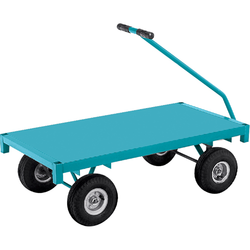 Chariots &agrave; plateforme - Chariots wagon ergonomiques &agrave; plateforme, 24" la x 48" la x Capacit&eacute; 1000 lb Equipex