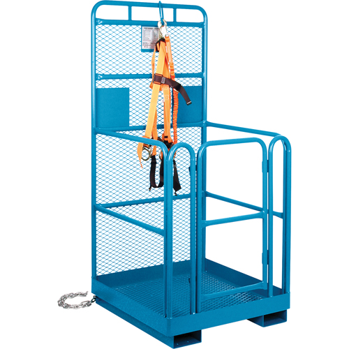 Nacelle &eacute;l&eacute;vatrice pour travail en hauteur, 36" x 36" x 72" h, Capacit&eacute; de 1000 lb, Acier Equipex