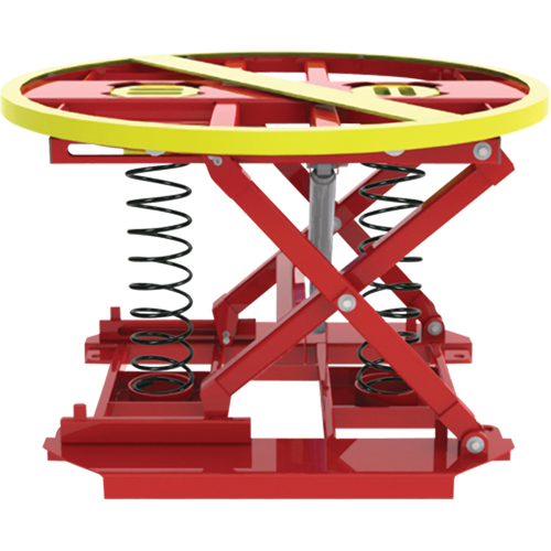 Plateforme de levage manuelle Pallet Pal 360, 43-5/8" lo x 43-5/8" la, Capacit&eacute; 4500 lb Equipex