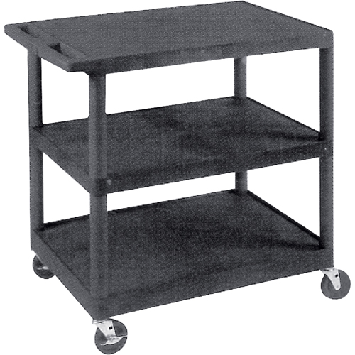 Utility Cart, 3 Tiers, 18" x 34" x 24", 400 lbs. Capacity Equipex