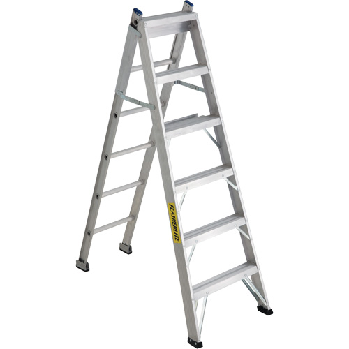 Escabeaux industriels Multi-Way de s&eacute;rie 2700, 6', Aluminium, Capacit&eacute; de 250 lb, ANSI 1, CSA 1 Equipex
