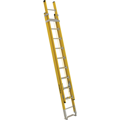 Industrial Heavy-Duty Extension Ladders (6200 Series), 375 lbs. Cap., 17' H, Grade 1AA Equipex