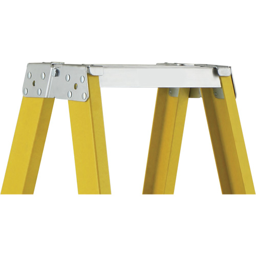 6600 Series Industrial Heavy-Duty 2-Way Stepladders, Fibreglass, 300 lbs. Capacity, 6' Equipex