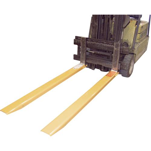 Fork Extensions, 48" L x 5" W, For Fork Width of 4" Equipex