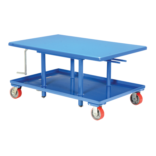 Post Lift Table, 42" L x 30" W, Steel, 2000 lbs. Capacity Equipex