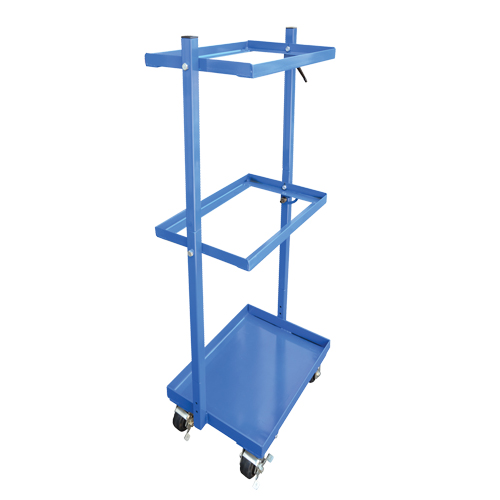 Stock Cart, Steel, 30-11/16" W x 19-1/4" D, 3 Shelves, 300 lbs. Capacity Equipex