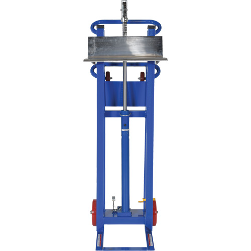 Hydra Lift Platform Stacker, Foot Pump Operated, 750 lbs. Capacity, 52" Max Lift Equipex