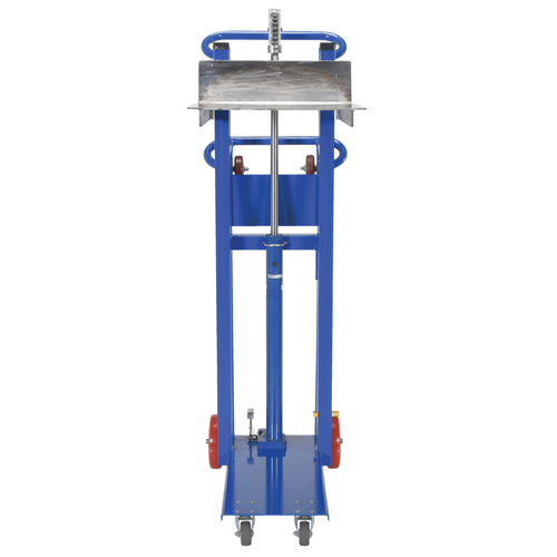 Hydra Lift Platform Stacker, Foot Pump Operated, 750 lbs. Capacity, 52" Max Lift Equipex