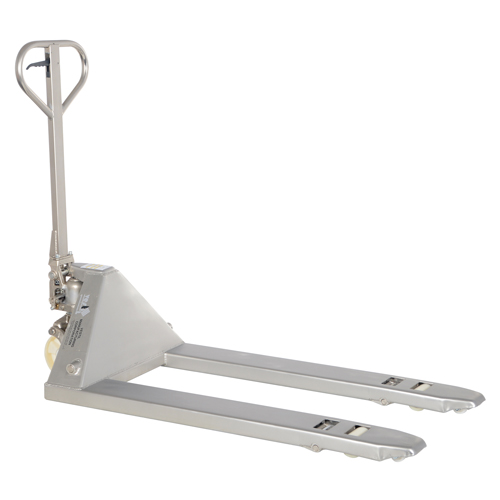 Pallet Truck, Stainless Steel, 48" L x 27" W, 5500 lbs. Capacity Equipex