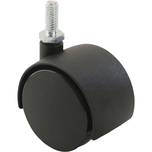 Roulette &agrave; roue double (s&eacute;ries 300/400), Pivotant, Diam&egrave;tre 2" (51 mm), Capacit&eacute; 75 lb (34 kg) Equipex