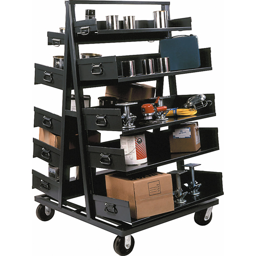 Chariots Adjust-A-Tray, 30" x 38" x 64", Capacit&eacute; 2500 lb Equipex