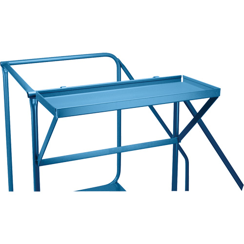 Mechanics/Maintenance Rolling Ladder, Steel, 4 Steps, 38" Platform Height Equipex