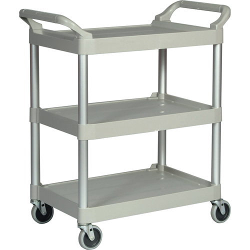 Light-Duty Utility Cart, 3 Tiers, 19" x 38" x 34", 200 lbs. Capacity Equipex