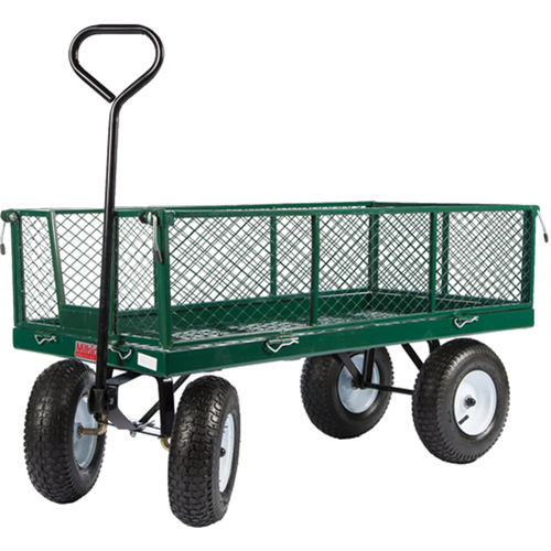Wagons With Fold-Down Racks, 24" W x 48" L, 800 lbs. Capacity Equipex