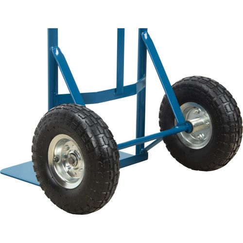 All-Welded Hand Truck, Dual Handle, Steel, 46" Height, 600 lbs. Capacity Equipex