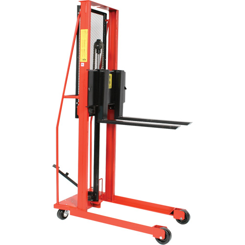 Gerbeur hydraulique pour chariot &eacute;l&eacute;vateur, Fonctionnement Pompe au pied, Capacit&eacute; 1000 lb, Lev&eacute;e max 56" Equipex
