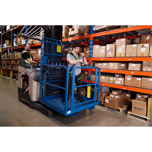 High Work Maintenance Platform, 48" W x 48" D x 72" H, 1000 lbs. Capacity, Steel Equipex