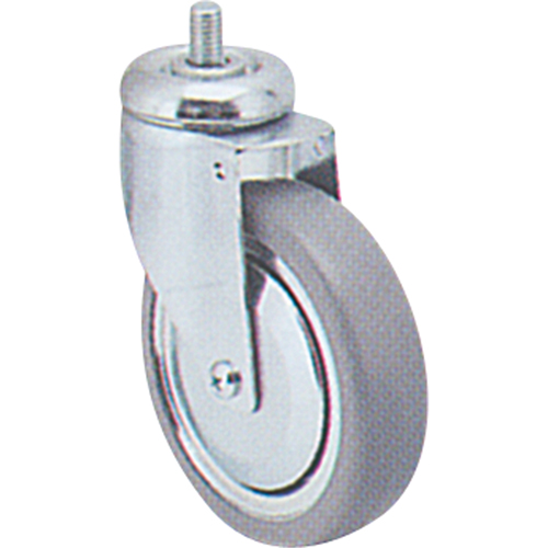 Roulette zingu&eacute;e, Pivotant, Diam&egrave;tre 4" (102 mm), Capacit&eacute; 200 lb (91 kg) Equipex