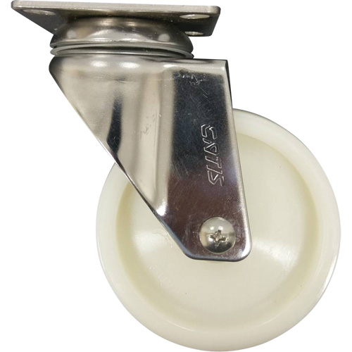 Roulette, Pivotant, 4" (101,6 mm), Nylon, 200 lb (91 kg) Equipex