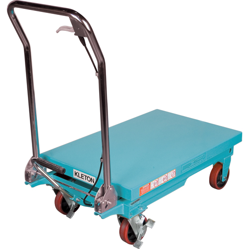 Table &eacute;l&eacute;vatrice robuste &agrave; ciseaux hydraulique, 32" lo x 19-3/4" la, Acier, Capacit&eacute; 660 lb Equipex