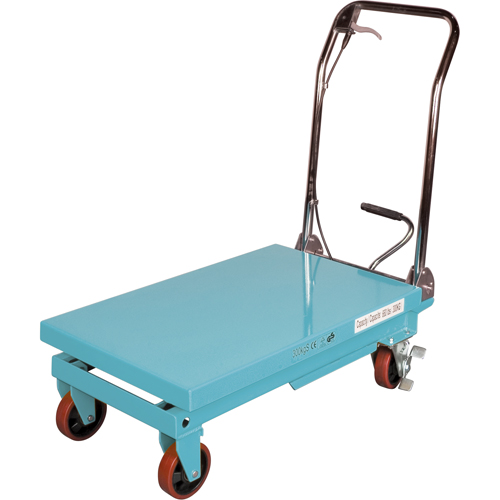 Table &eacute;l&eacute;vatrice robuste &agrave; ciseaux hydraulique, 32" lo x 19-3/4" la, Acier, Capacit&eacute; 660 lb Equipex