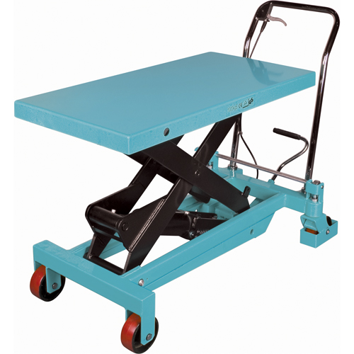 Heavy-Duty Hydraulic Scissor Lift Table, 40" L x 20-1/8" W, Steel, 2200 lbs. Capacity Equipex