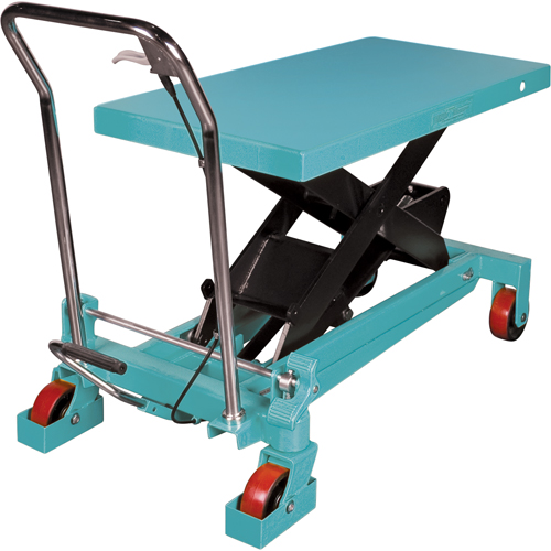 Heavy-Duty Hydraulic Scissor Lift Table, 40" L x 20-1/8" W, Steel, 2200 lbs. Capacity Equipex
