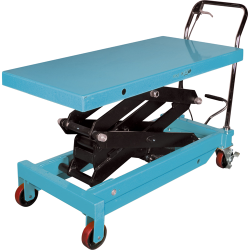 Heavy-Duty Hydraulic Scissor Lift Table, 48" L x 24" W, Steel, 1545 lbs. Capacity Equipex