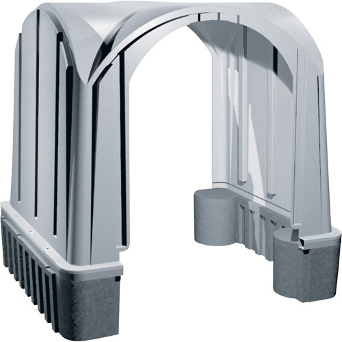 Abris en poly pour l'ext&eacute;rieur, 2 murs, 7' lo x 6' la x 7' h Equipex