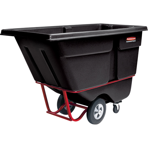 Chariot basculeur, Poly&eacute;thyl&egrave;ne, 1/2 vg³, Capacit&eacute; de charge de 850 lb Equipex
