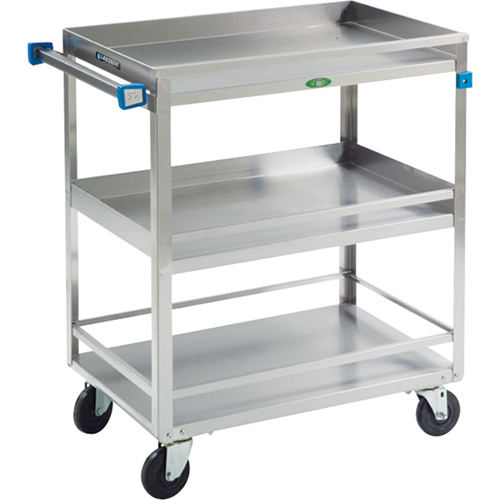 Chariots avec barres de retenue, 3 Tiers, 19" la x 34-3/4" h x 31" p, Capacit&eacute; 500 lb Equipex