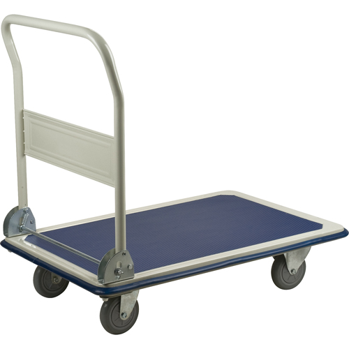 Chariot &agrave; plateforme avec poign&eacute;e pliante, Acier, 660 lb, 35" lo x 23" la, Hauteur 33" Equipex