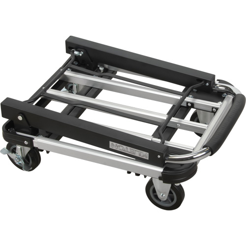 Chariots &agrave; plateforme pliants, Aluminium, 300 lb, 28" lo x 16" la, Hauteur 32" Equipex