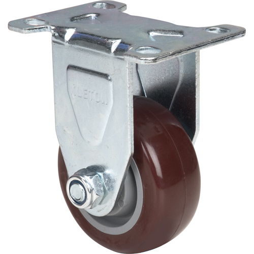 Roulette, Fixe, 3" (76 mm), Polyur&eacute;thane, 230 lb (104 kg) Equipex
