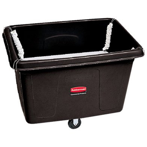 Cube Truck with Spring Platform, Polyethylene, 44-1/16" L x 31" W x 32-1/2" H, 14 cu.ft. Volume, 500 lbs. Capacity Equipex