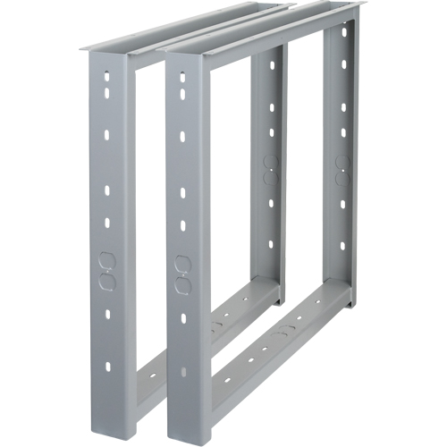 &eacute;tabli - Pieds, Acier, 22" p x 32" h, Paire Equipex