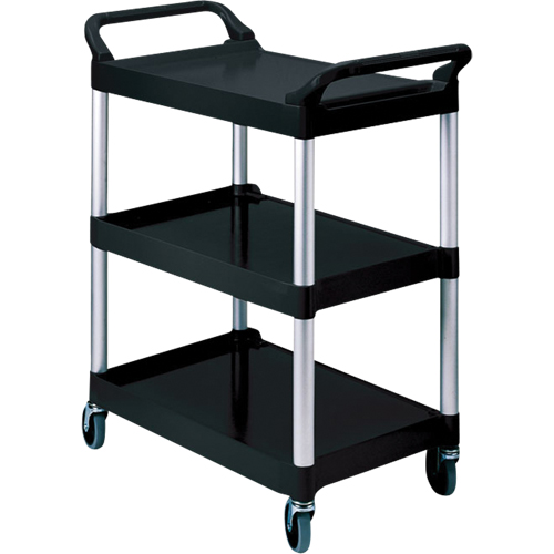 Service Cart, 3 Tiers, 19" x 38" x 34", 200 lbs. Capacity Equipex