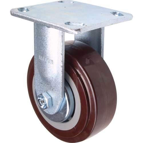Caster, Rigid, 5" (127 mm), Polyurethane, 650 lbs. (294 kg.) Equipex