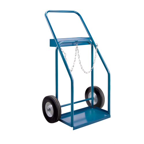 Chariots pour bouteilles de gaz, Roues Semi-pneumatique, Base de , 1000 lb Equipex