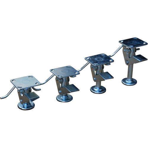 Verrous de plancher - Usage r&eacute;gulier, 7-23/32" Hauteur rallong&eacute;e, 6-3/4" Hauteur r&eacute;tract&eacute;e, Galvanis&eacute; Equipex