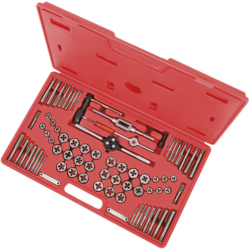 TD76H Tap and Alloy Die Set, 76 Pieces Equipex