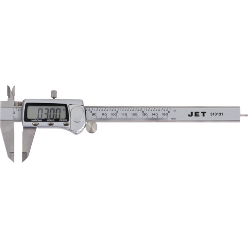 JEDC-6 Premium Digital Caliper, 0" - 6" (0 mm - 150 mm) Range Equipex