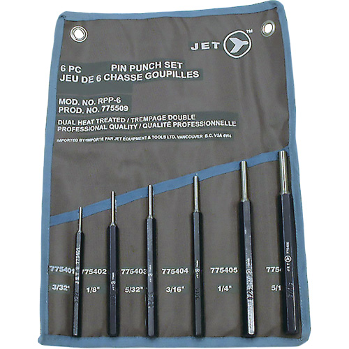 PP-6S Pin Punch Set, 6 Pieces Equipex