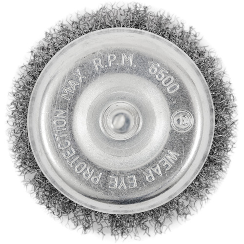 Brosse coupelle sertie sur tige Equipex