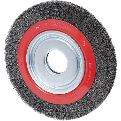 Disque &agrave; fils cr&ecirc;p&eacute;s, 10" dia., Fils 0,02", Arbre 2" Equipex
