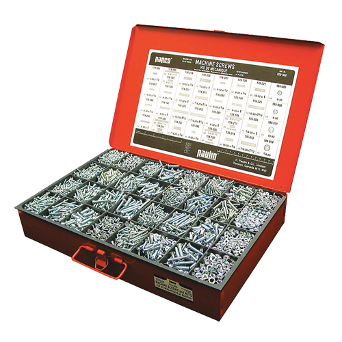 Machine Screws & Nuts Assortment Equipex