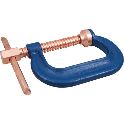 Heavy-Duty Forged C-Clamp, 10" (254 mm) Capacity, 5" (127 mm) Throat Depth Equipex