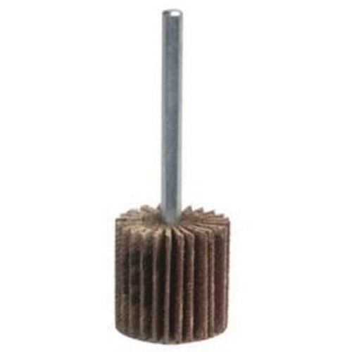 Grind-O-Flex Mini Mounted Flap Wheel, Aluminum Oxide, 60 Grit, 2" x 1-1/2" x 1/4" Equipex