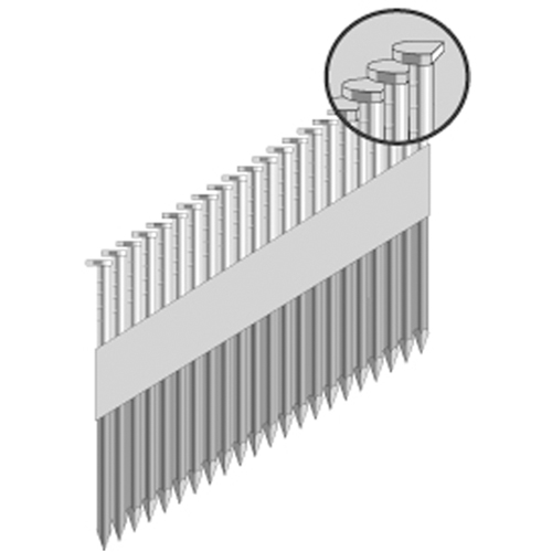 Clous en b&acirc;tonnets 34°, liant de papier Equipex